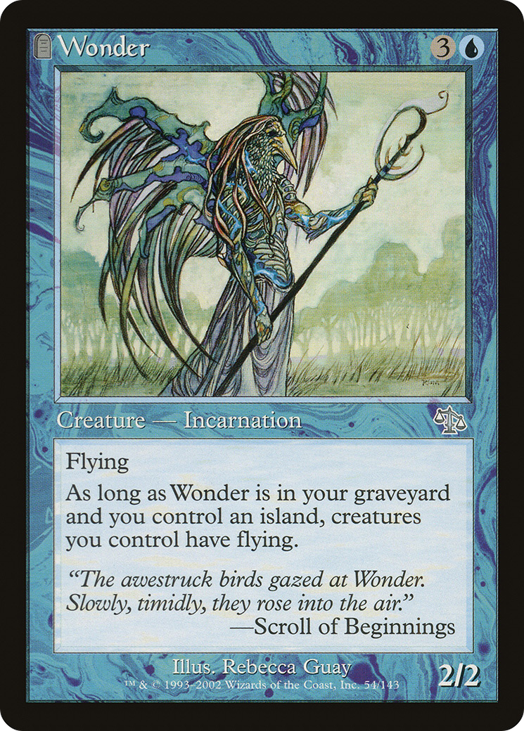 Wonder (JUD-054) [Judgment] Foil MTG Single Wizards of the Coast