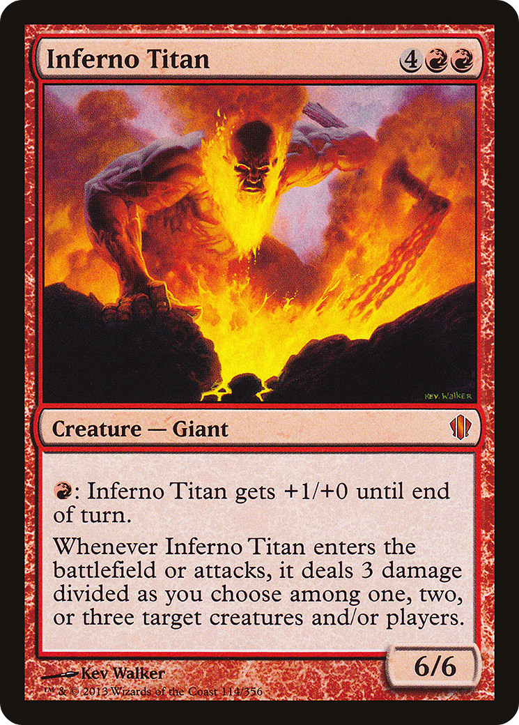 Inferno Titan (C13-114) [Commander 2013] MTG Single Wizards of the Coast