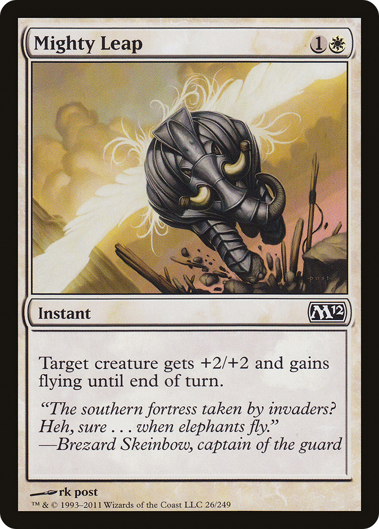 Mighty Leap (M12-026) [Magic 2012] MTG Single Wizards of the Coast