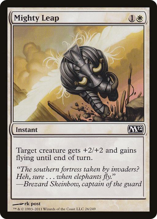 Mighty Leap (M12-026) [Magic 2012] MTG Single Wizards of the Coast