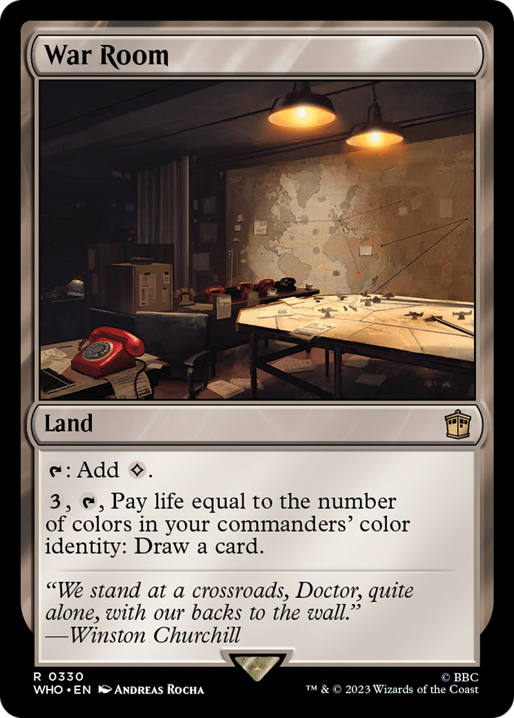 War Room (WHO-330) [Doctor Who] MTG Single Wizards of the Coast
