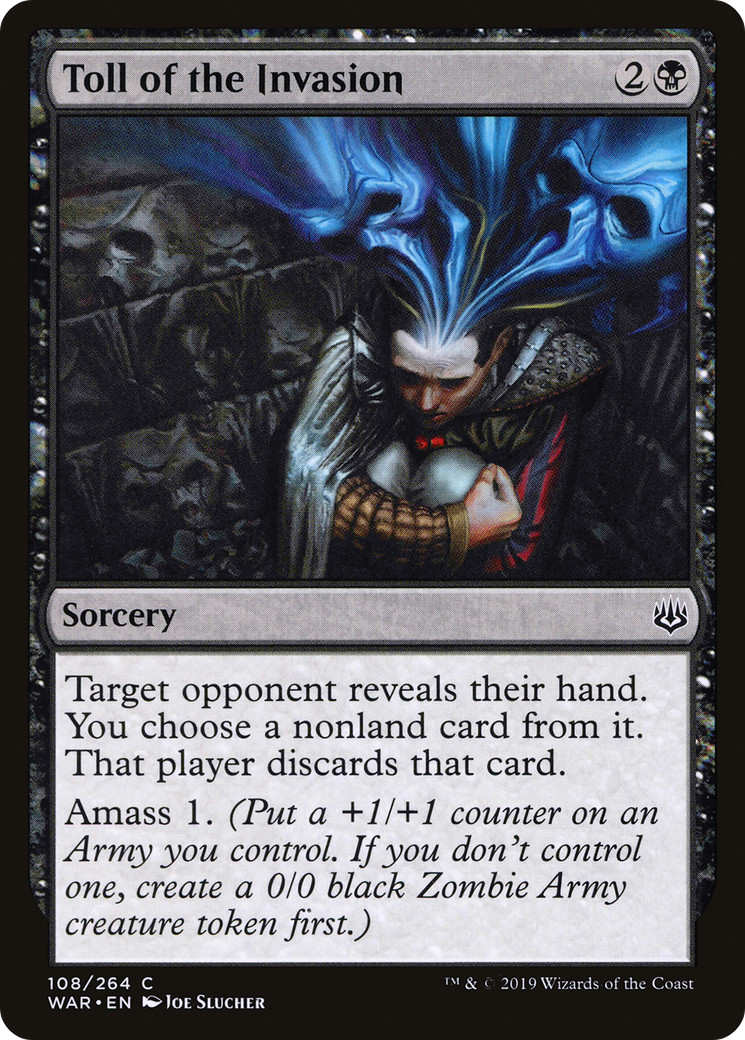 Toll of the Invasion (WAR-108) [War of the Spark] Foil MTG Single Wizards of the Coast