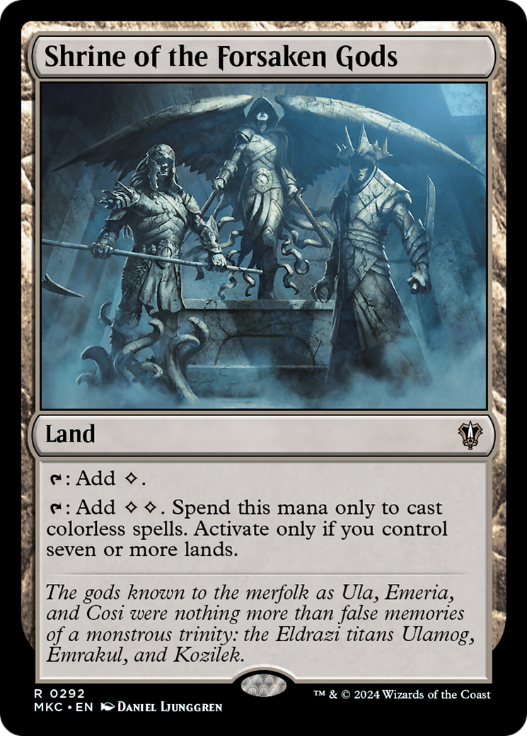 Shrine of the Forsaken Gods (MKC-292) [Murders at Karlov Manor Commander] MTG Single Wizards of the Coast