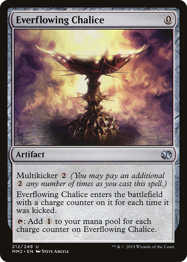 Everflowing Chalice (MM2-212) [Modern Masters 2015] MTG Single Wizards of the Coast