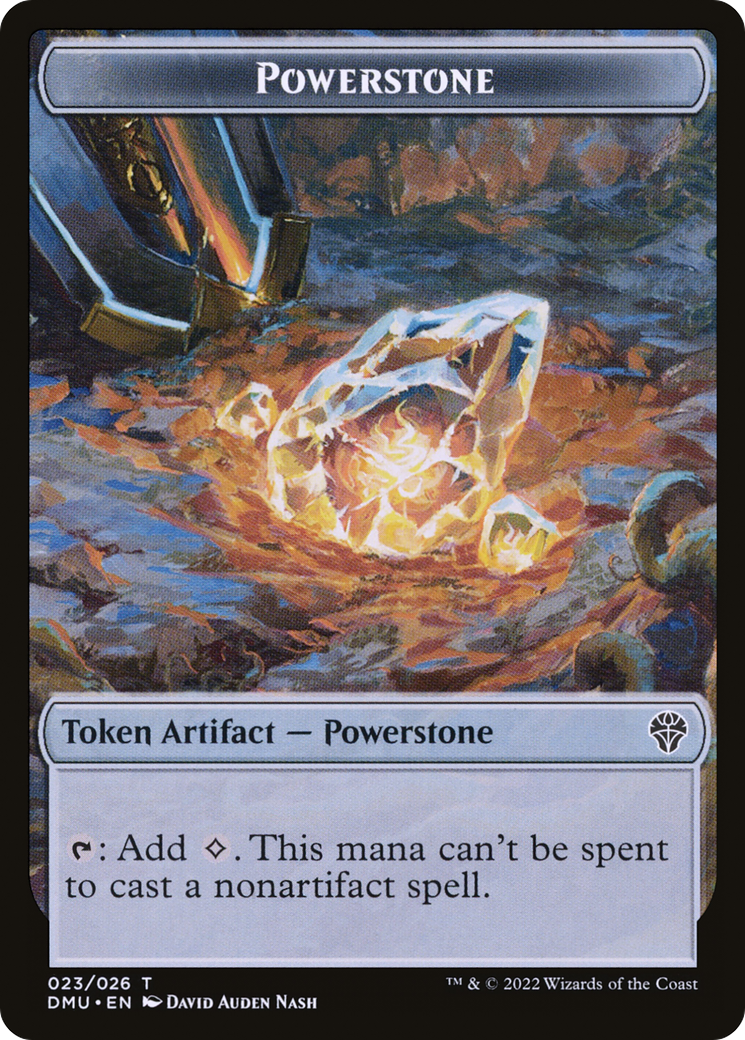 Powerstone Token (DMU-023) [Tokens] Dominaria United Tokens MTG Single Wizards of the Coast