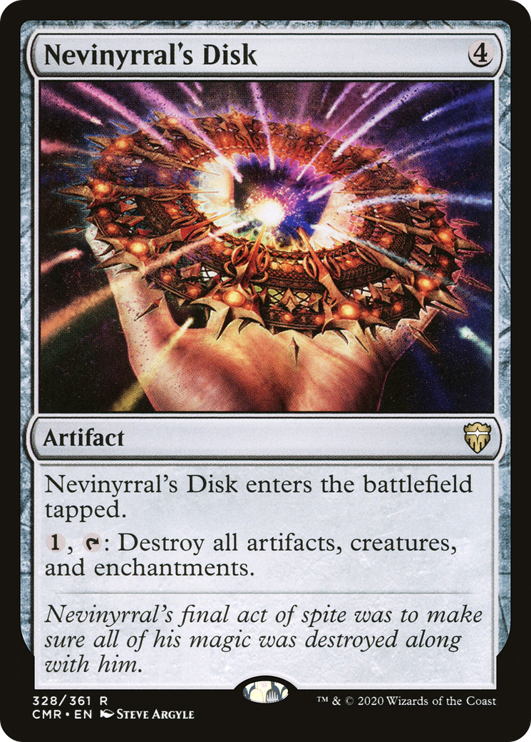 Nevinyrral's Disk (CMR-328) [Commander Legends] MTG Single Wizards of the Coast