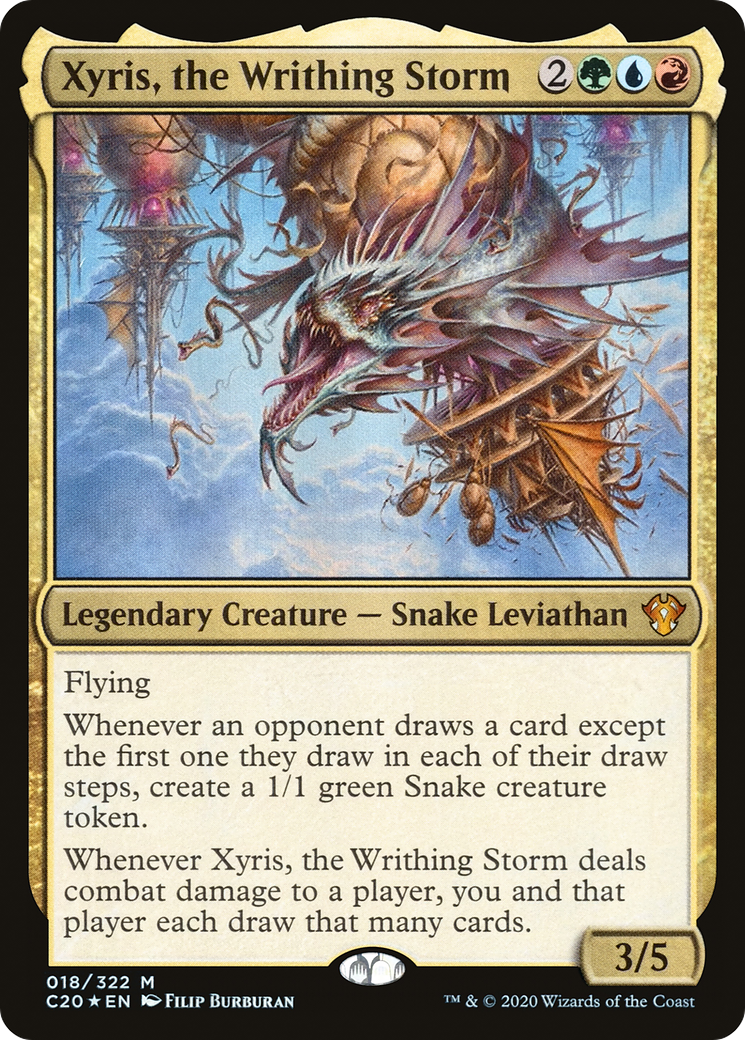 Xyris, the Writhing Storm (C20-018) [Commander 2020] Foil MTG Single Wizards of the Coast