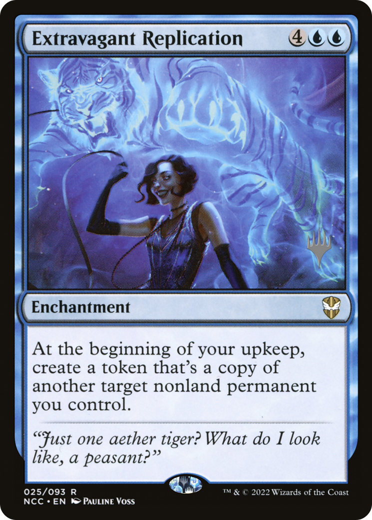 Extravagant Replication (PPSNC-025) [New Capenna Commander Promos] Foil MTG Single Wizards of the Coast