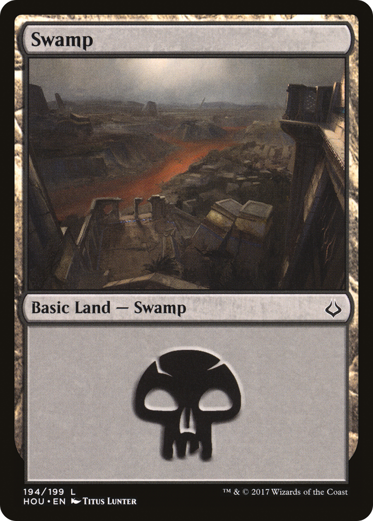 Swamp (HOU-194) [Hour of Devastation] MTG Single Wizards of the Coast
