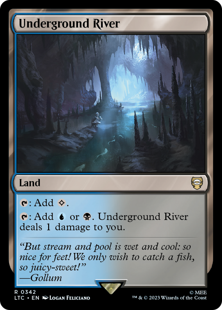Underground River (LTC-342) [Tales of Middle-earth Commander] MTG Single Wizards of the Coast