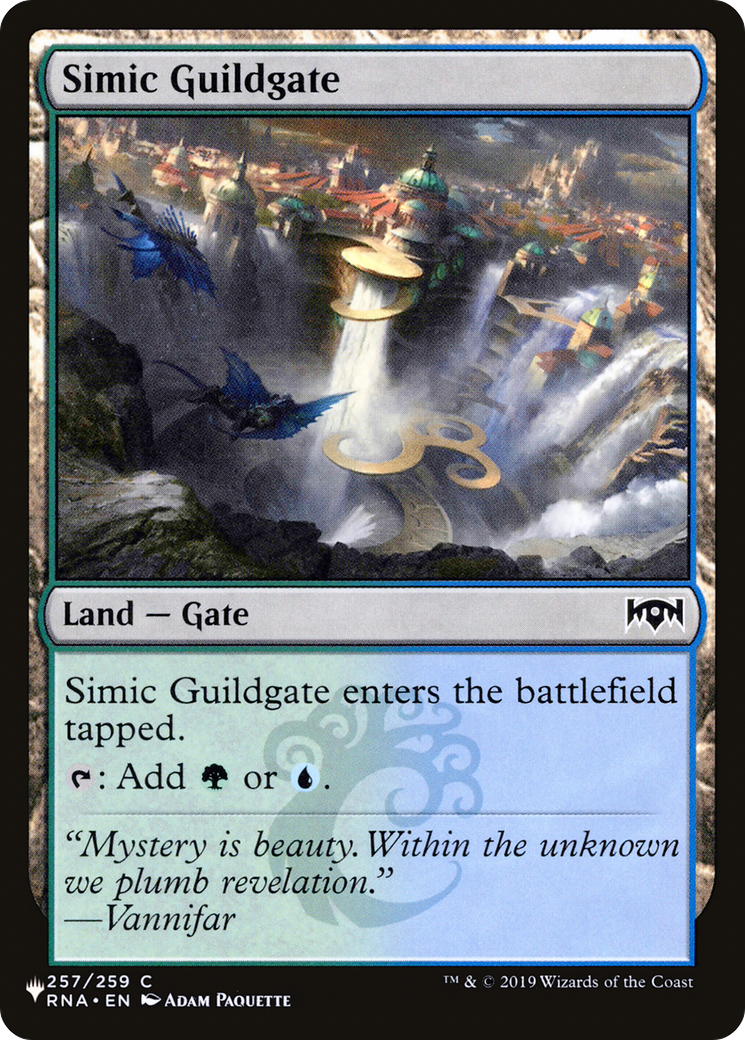 Simic Guildgate (LIST-RNA-257) [Mystery Booster] The List Reprints MTG Single Wizards of the Coast