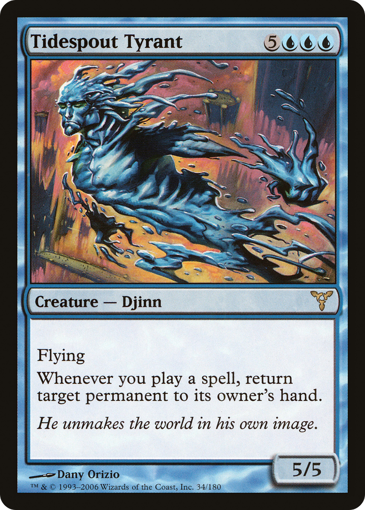Tidespout Tyrant (DIS-034) [Dissension] Foil MTG Single Wizards of the Coast