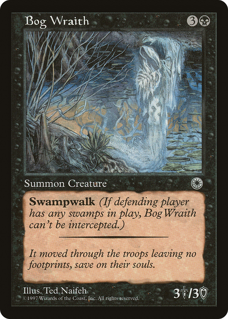Bog Wraith (POR-) [Misc] Portal MTG Single Wizards of the Coast