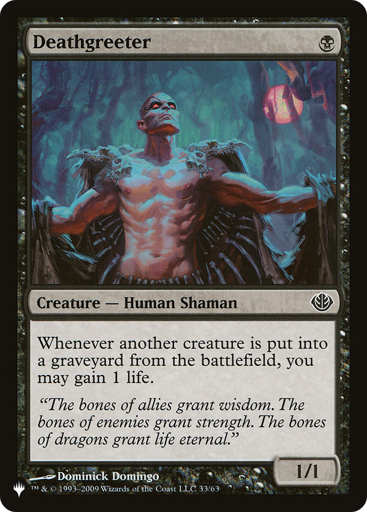 Deathgreeter (LIST-33/63) [Mystery Booster] The List MTG Single Wizards of the Coast