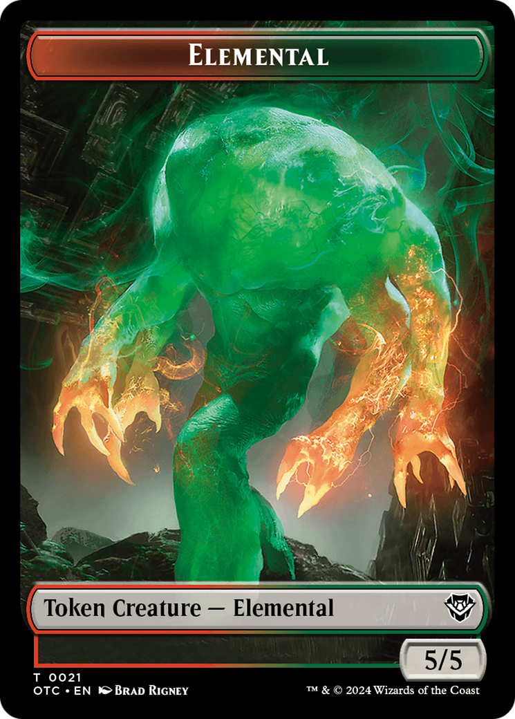 Elemental (TOTC-021) [Tokens] Outlaws of Thunder Junction Commander Tokens MTG Single Wizards of the Coast