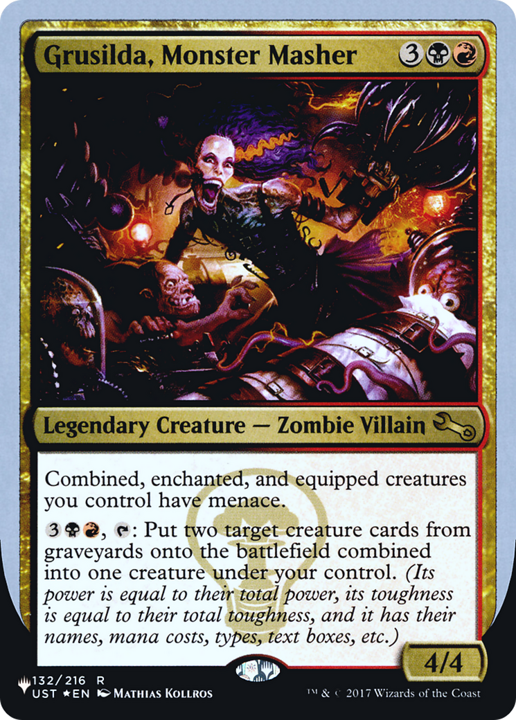 Grusilda, Monster Masher (LIST-132/216) [Mystery Booster] The List (Unfinity Foil Edition) Foil MTG Single Wizards of the Coast