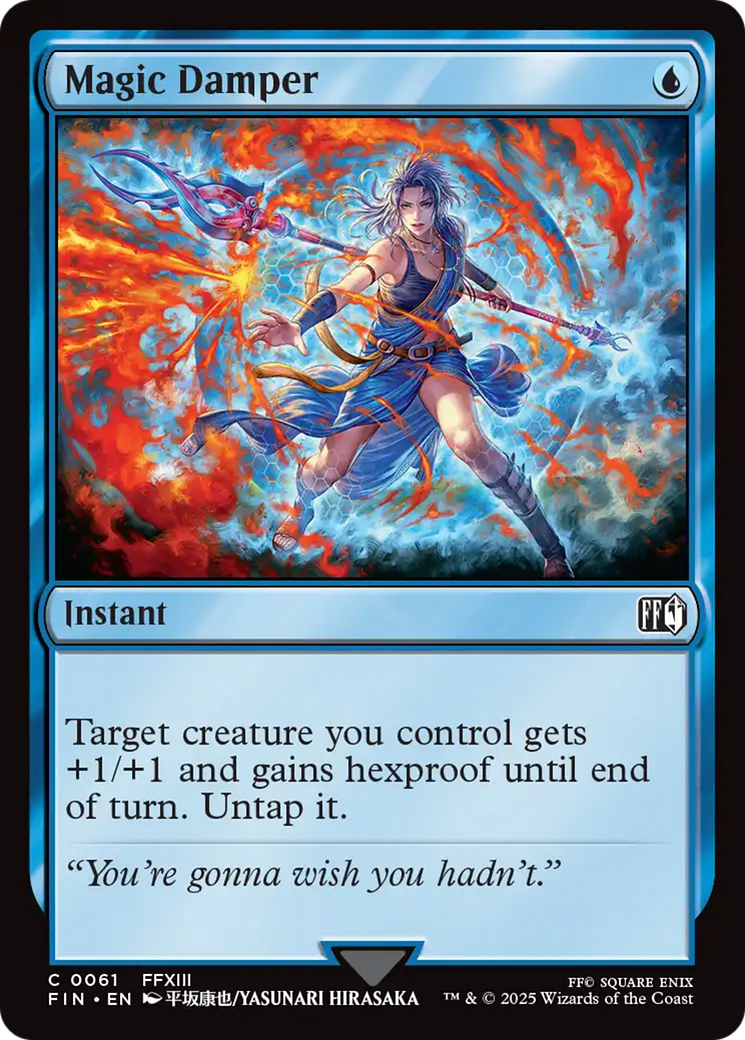 Magic Damper (FIN-061) [FINAL FANTASY] Foil MTG Single Wizards of the Coast