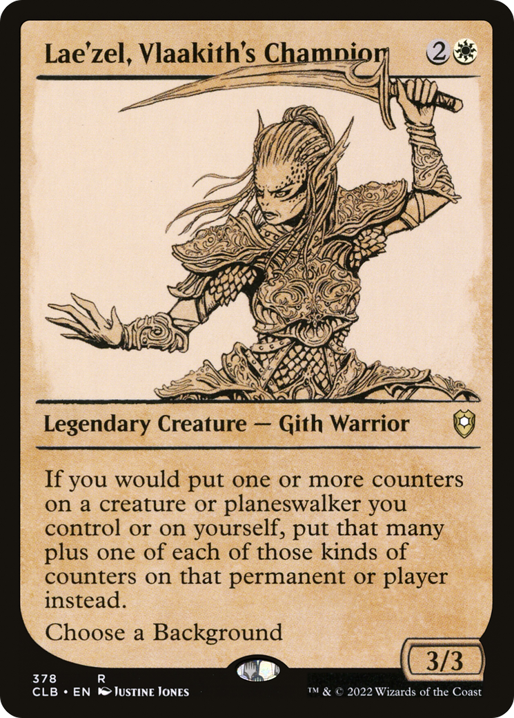 Lae'zel, Vlaakith's Champion (CLB-378) [Commander Legends: Battle for Baldur's Gate] (Showcase) MTG Single Wizards of the Coast