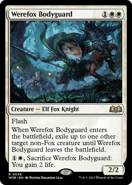 Werefox Bodyguard (WOE-039) [Wilds of Eldraine] MTG Single Wizards of the Coast