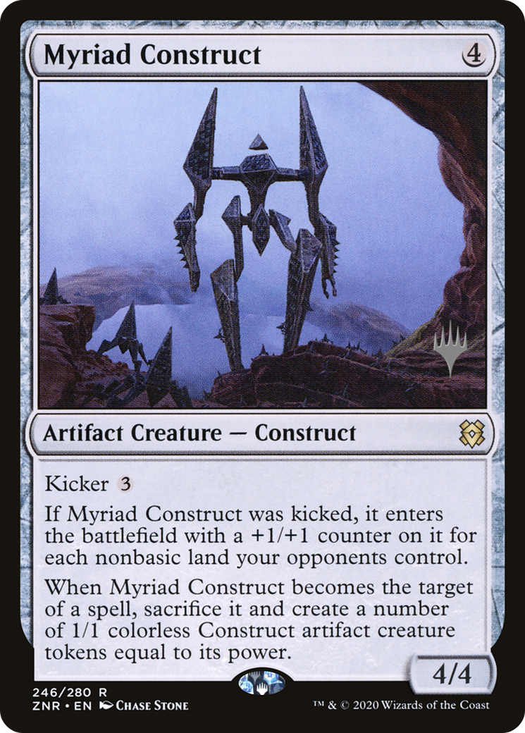Myriad Construct (PPZNR-246P) [Zendikar Rising Promos] Foil MTG Single Wizards of the Coast