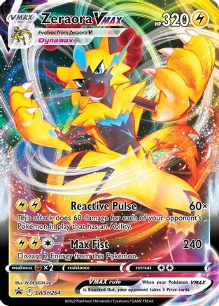 Zeraora VMAX - SWSH264 (SWSH264/307) Holofoil [Promos: SWSH Promo Cards] Pokemon Single Pokémon