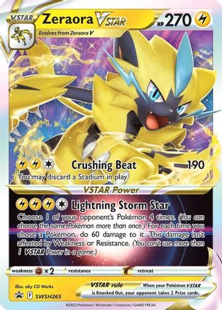 Zeraora VSTAR - SWSH265 (SWSH265/307) Holofoil [Promos: SWSH Promo Cards] Pokemon Single Pokémon