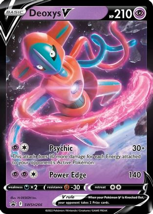Deoxys V - SWSH266 (SWSH266/307) Holofoil [Promos: SWSH Promo Cards] Pokemon Single Pokémon