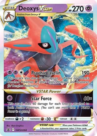 Deoxys VSTAR - SWSH268 (SWSH268/307) Holofoil [Promos: SWSH Promo Cards] Pokemon Single Pokémon