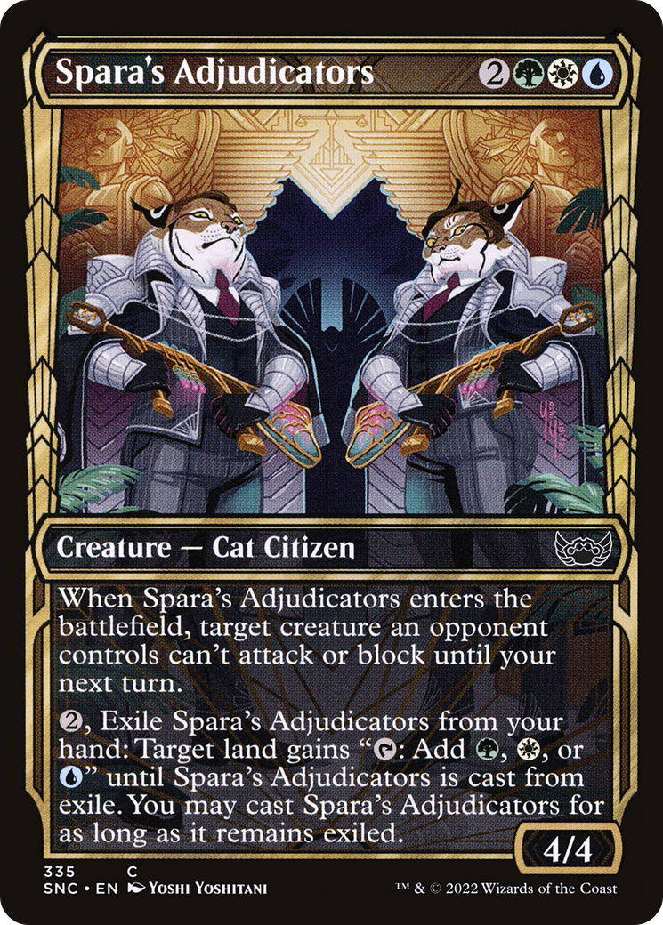 Spara's Adjudicators (SNC-335) [Streets of New Capenna] (Showcase) MTG Single Wizards of the Coast