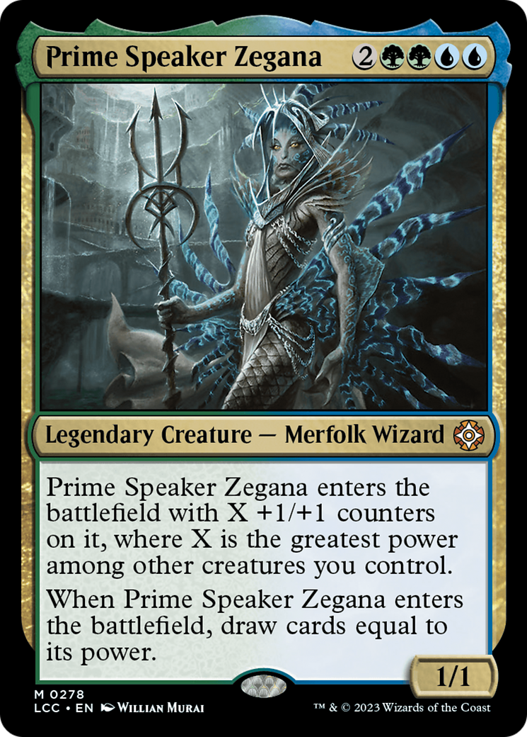 Prime Speaker Zegana (LCC-278) [The Lost Caverns of Ixalan Commander] MTG Single Wizards of the Coast