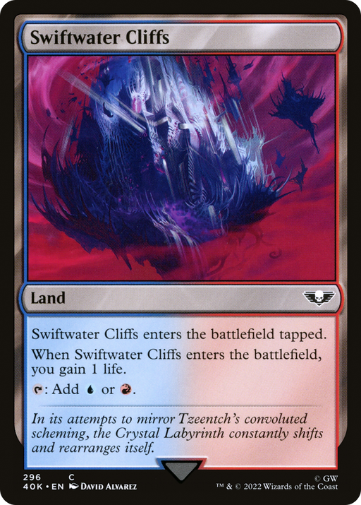 Swiftwater Cliffs (40K-296) [Warhammer 40,000 Commander] MTG Single Wizards of the Coast