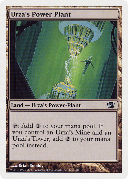 Urza's Power Plant (8ED-329) [8th Edition] MTG Single Wizards of the Coast
