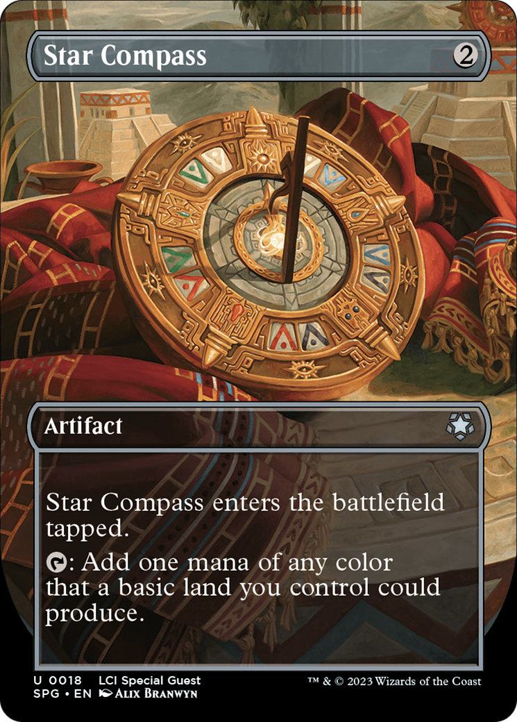 Star Compass (SPG-018) [Special Guests] (Borderless) MTG Single Wizards of the Coast