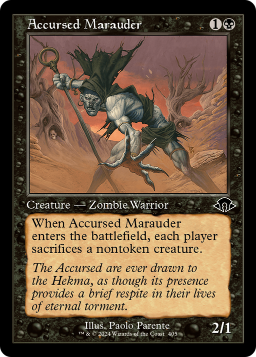 Accursed Marauder (MH3-405) [Modern Horizons 3] MTG Single Wizards of the Coast