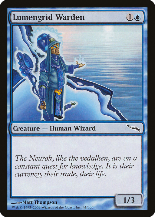 Lumengrid Warden (MRD-041) [Mirrodin] MTG Single Wizards of the Coast