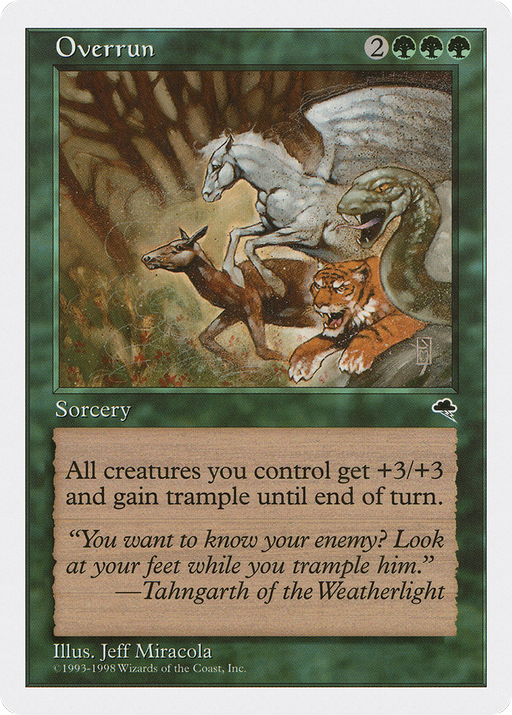 Overrun (ATH-061) [Anthologies] MTG Single Wizards of the Coast