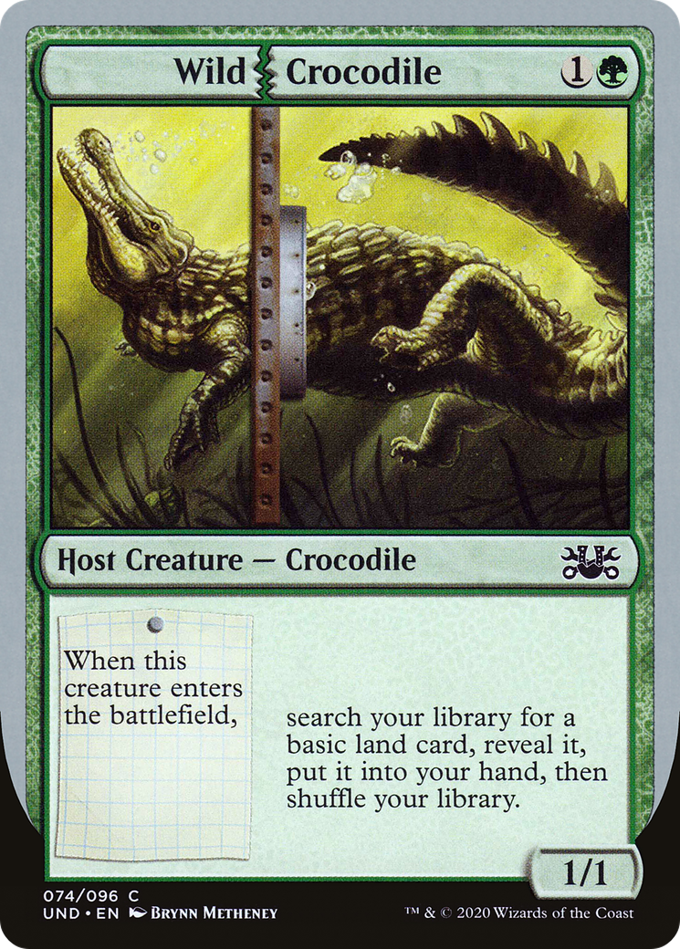 Wild Crocodile (UND-074) [Unsanctioned] MTG Single Wizards of the Coast