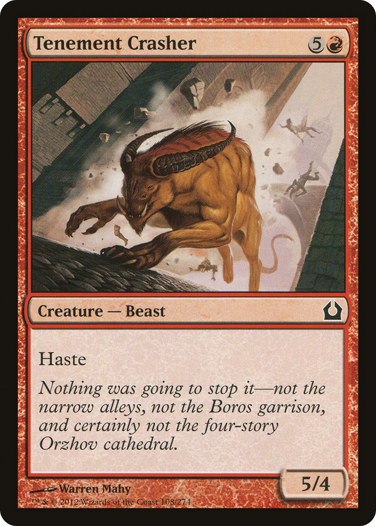 Tenement Crasher (RTR-108) [Return to Ravnica] Foil MTG Single Wizards of the Coast