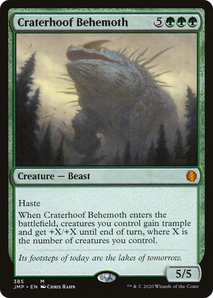 Craterhoof Behemoth (JMP-385) [Jumpstart] MTG Single Wizards of the Coast