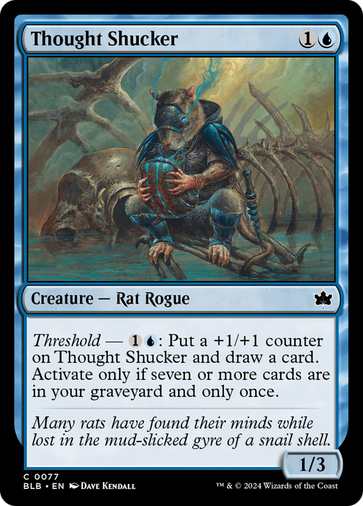 Thought Shucker (BLB-077) [Bloomburrow] Foil MTG Single Wizards of the Coast