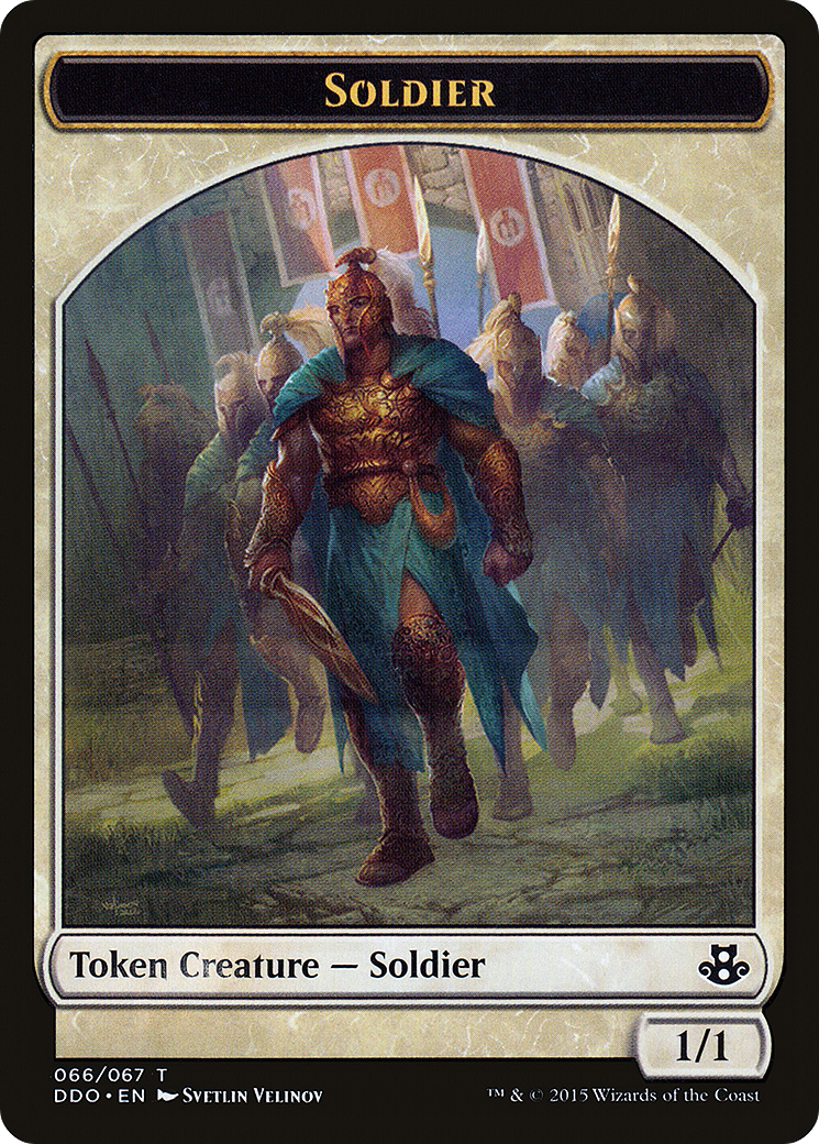 Soldier Token (DDO-066) [Misc] Duel Decks: Elspeth vs. Kiora MTG Single Wizards of the Coast