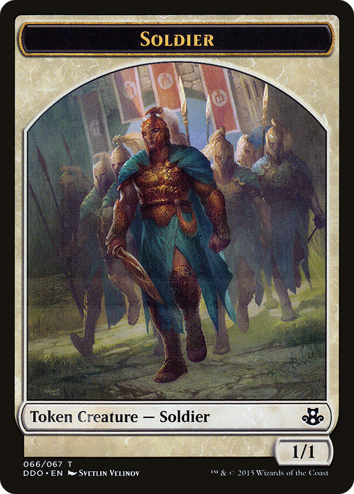 Soldier Token (DDO-066) [Misc] Duel Decks: Elspeth vs. Kiora MTG Single Wizards of the Coast