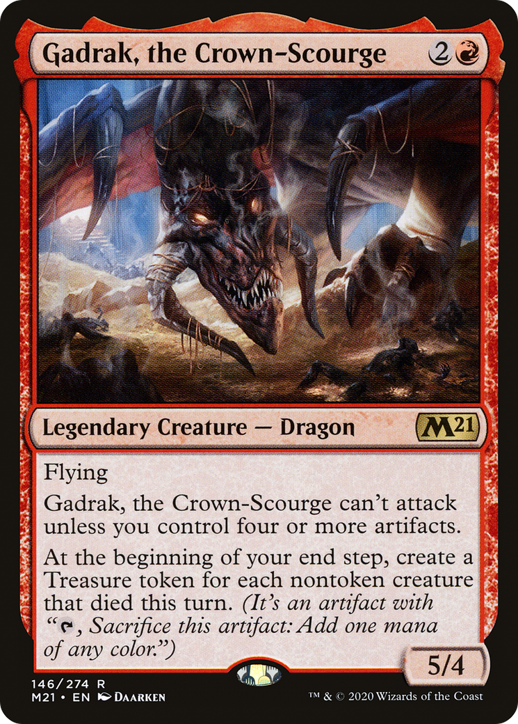 Gadrak, the Crown-Scourge (M21-146) [Core Set 2021] MTG Single Wizards of the Coast