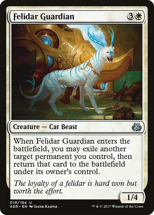 Felidar Guardian (AER-019) [Aether Revolt] MTG Single Wizards of the Coast