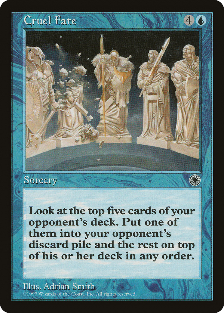 Cruel Fate (POR-050) [Misc] Portal MTG Single Wizards of the Coast