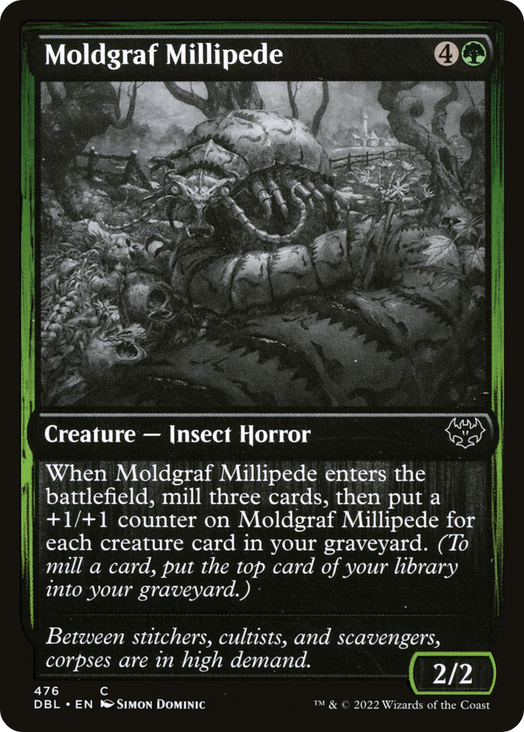 Moldgraf Millipede (DBL-476) [Innistrad: Double Feature] MTG Single Wizards of the Coast