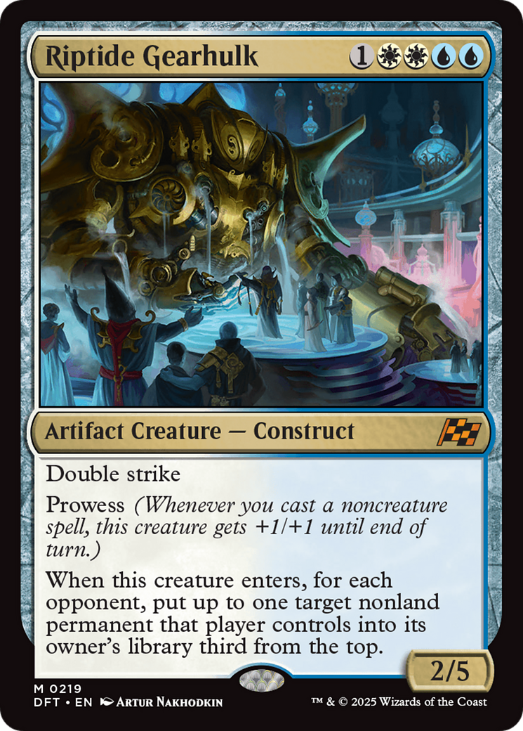 Riptide Gearhulk (DFT-219) [Aetherdrift] MTG Single Wizards of the Coast