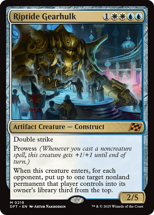 Riptide Gearhulk (DFT-219) [Aetherdrift] MTG Single Wizards of the Coast