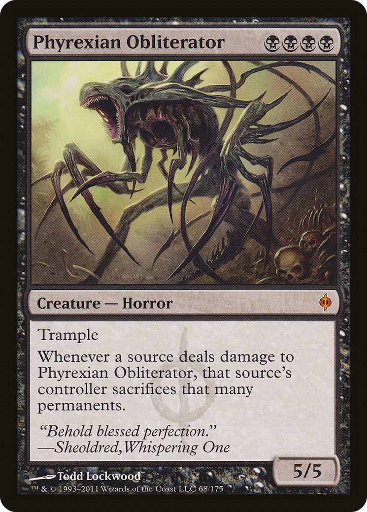 Phyrexian Obliterator (NPH-068) [New Phyrexia] Foil MTG Single Wizards of the Coast