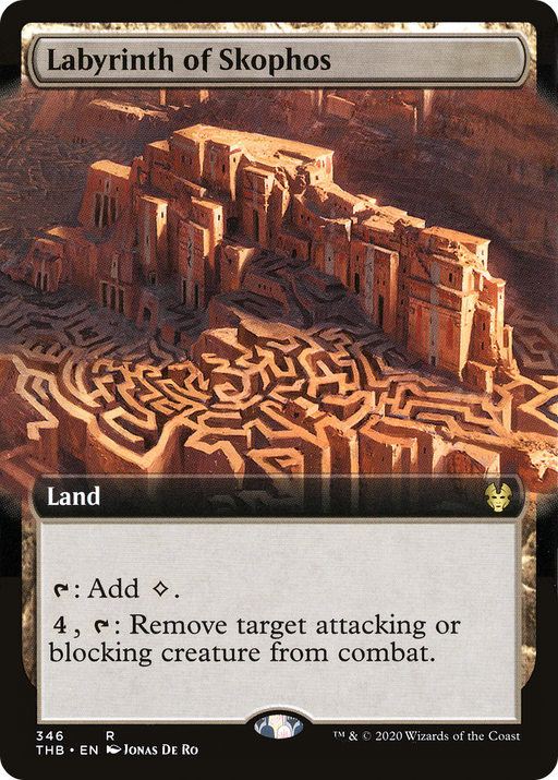 Labyrinth of Skophos (THB-346) [Theros Beyond Death] (Extended Art) MTG Single Wizards of the Coast